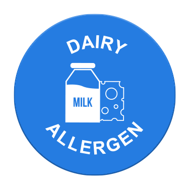 Dairy Allergen Label