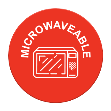 Microwave Icon Label