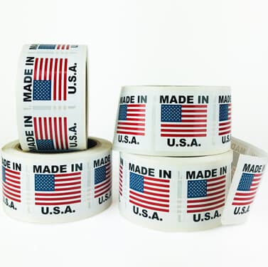 Made in USA label