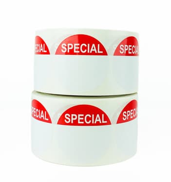 Special Circle Retail Label