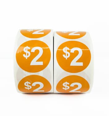 $2 Label