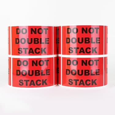 Do Not Double Stack Label