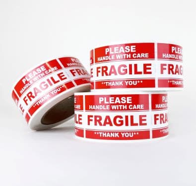 Handle With Care Fragile Label