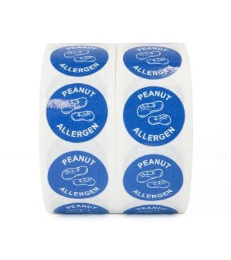 Peanut Allergen Label