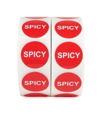 Spicy Flavor Label