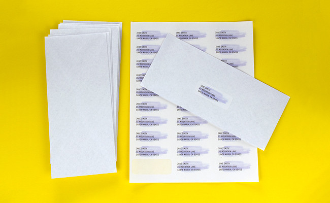 8.5 x 11 Crystal Clear Gloss Sticker Paper (Inkjet Printers Only) - 100 Sheets - Full Sheet Labels - OnlineLabels
