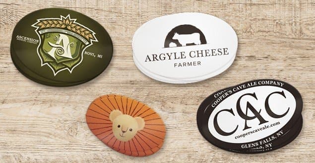 oval stickers